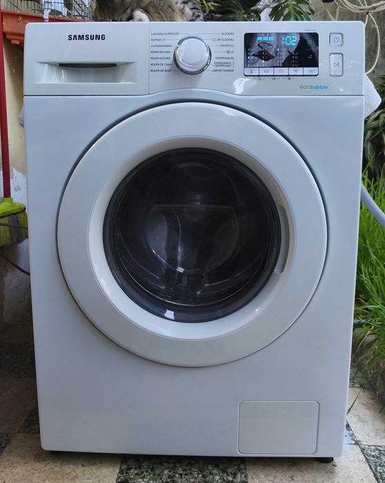 Máquina de Lavar Roupa Samsung 8 kg eco bubble A+++