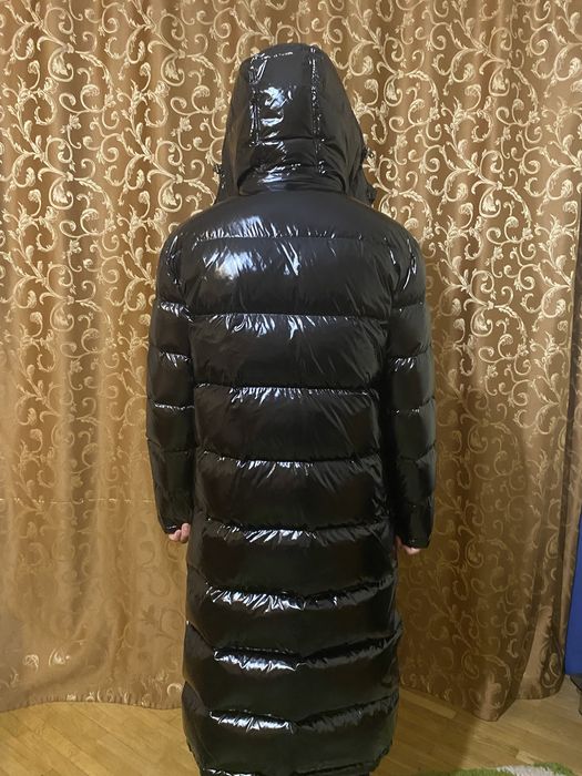 Пуховик чоловічий М розмір, пух перо, довгий, зимовий