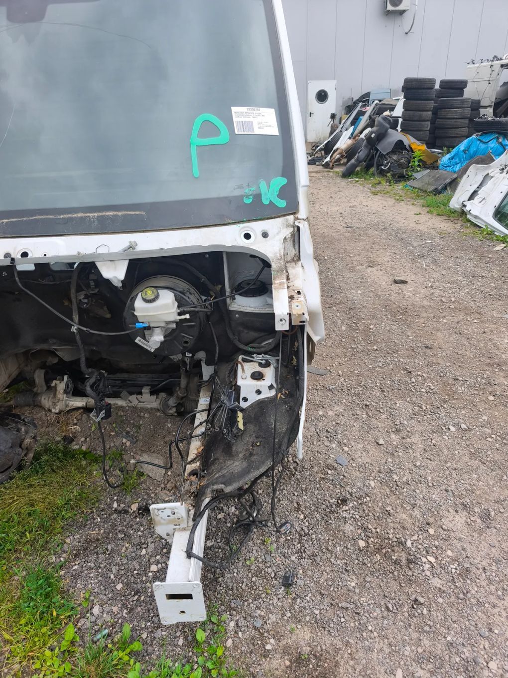 Ćwiartka lewa bok tył Mercedes-Benz Sprinter w910 2018-2025 L2 średniak