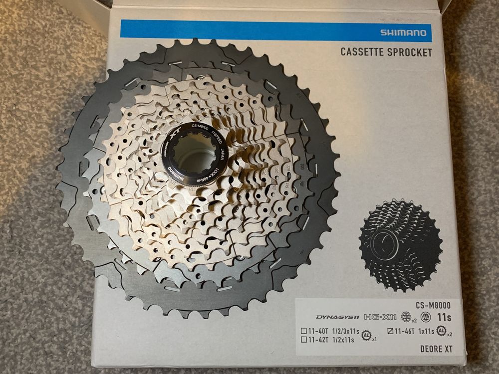 Kaseta rowerowa Shimano XT 11s m8000
