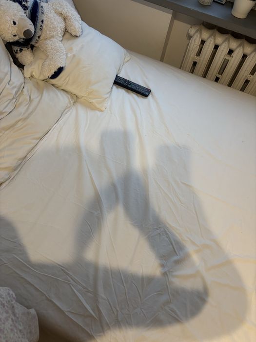 Prześcieradło Ikea białe 120x200, 100% bawełna