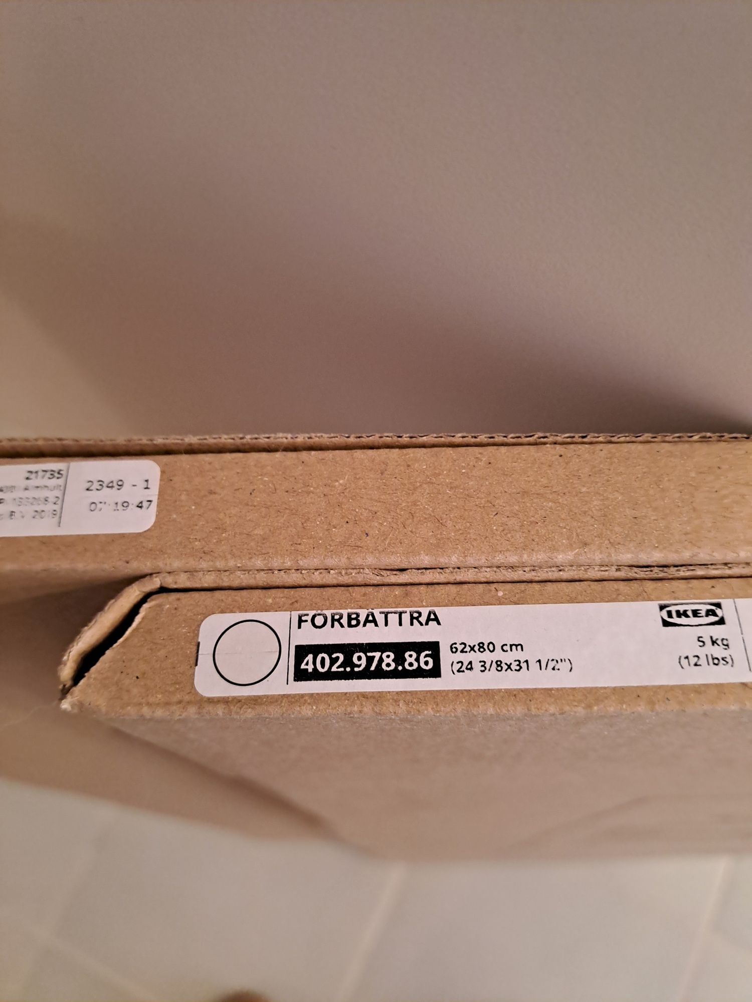 Paineis lateral forbattra Brancos IKEA 62X80CM NOVOS