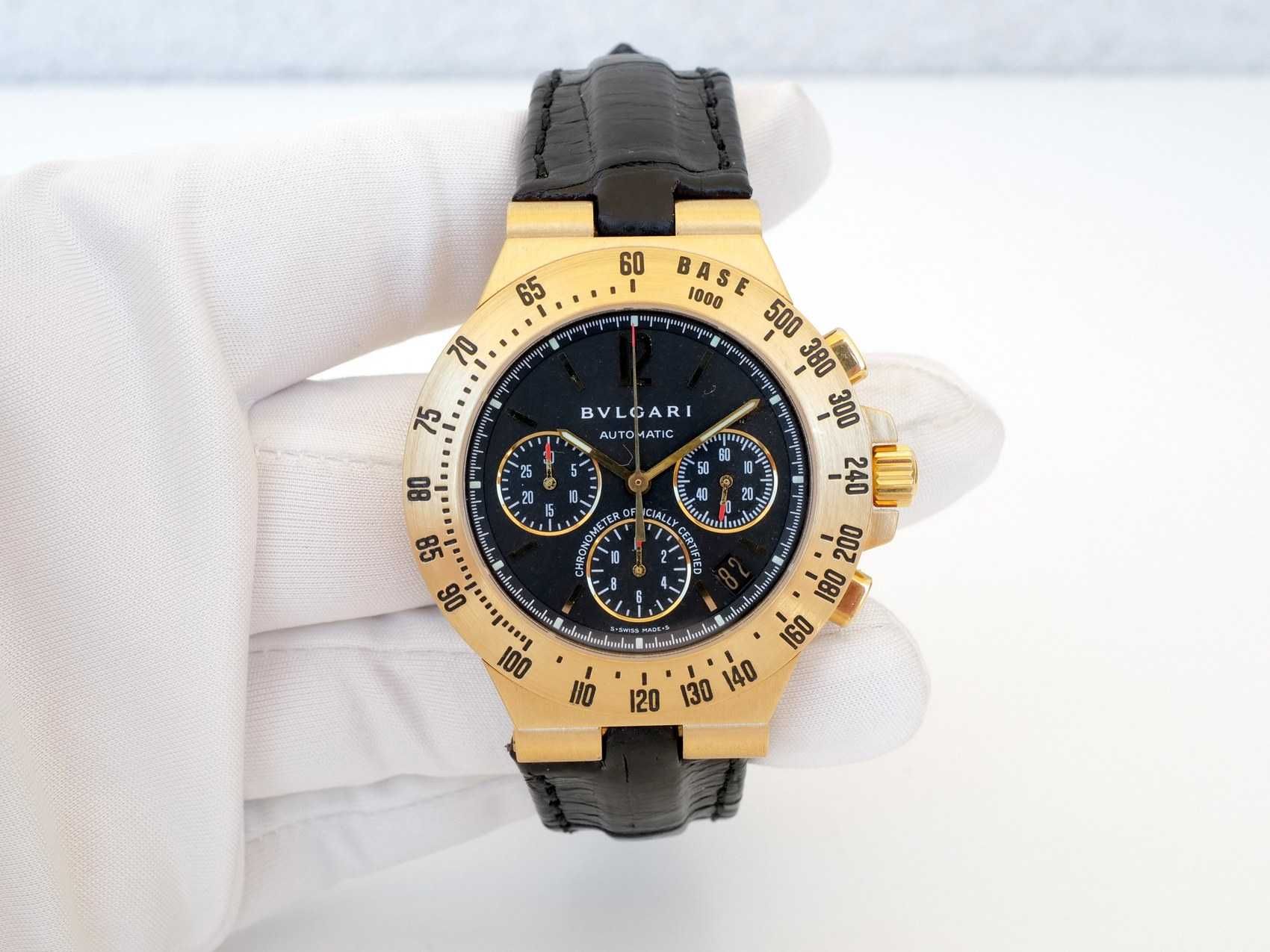 Bulgari Diagono 18K Yellow Gold 40mm