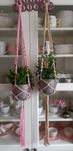Kwietnik makrama*boho *sznurek 100% bawełna*hand made