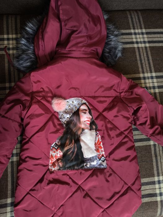 Зимова куртка парка плащ натуральна овчина