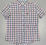 Wr) Lyle & Scott oryginalna koszula krótki rękaw kratka Roz.XL
