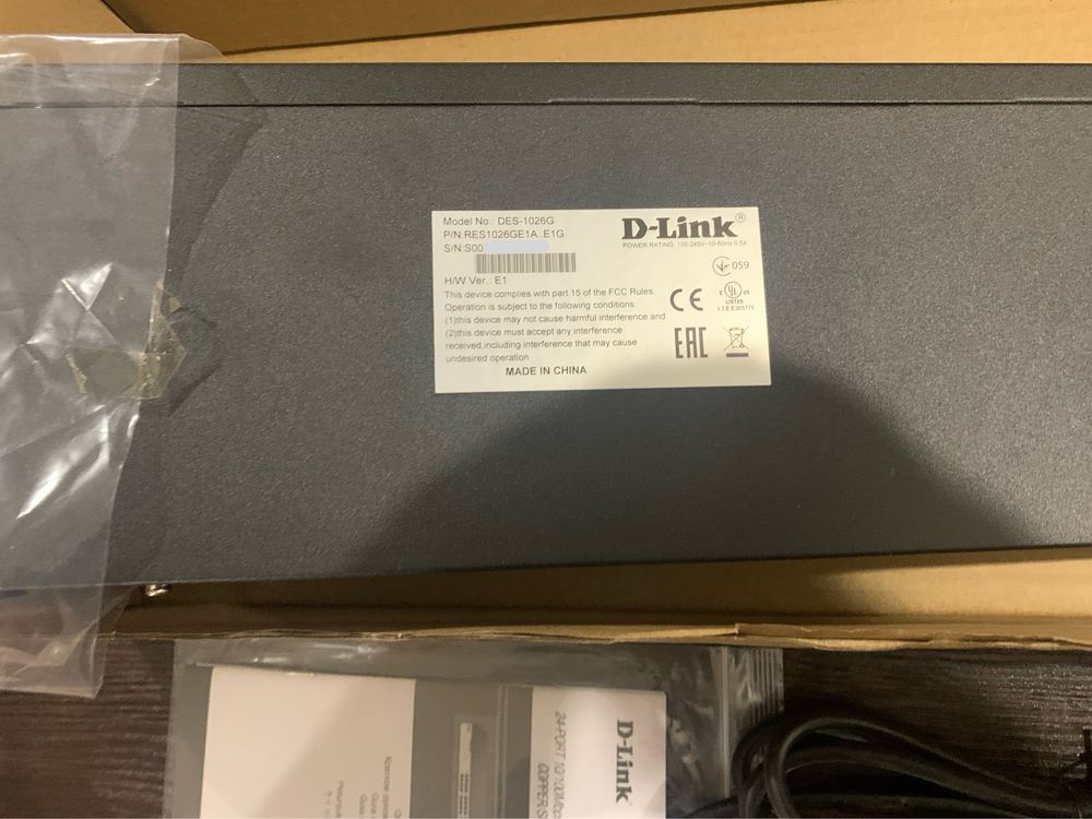 Комутатор некерований Gigabit Switch D-LINK DES-1026G