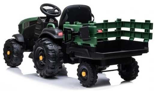 CIĄGNIK ELEKTRYCZNY AUTO akumulator NACZEPA PILOT traktor dla dzieci