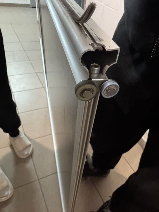 2x drzwi przesuwne do montażu szafy wys 254cm, szer 96cm