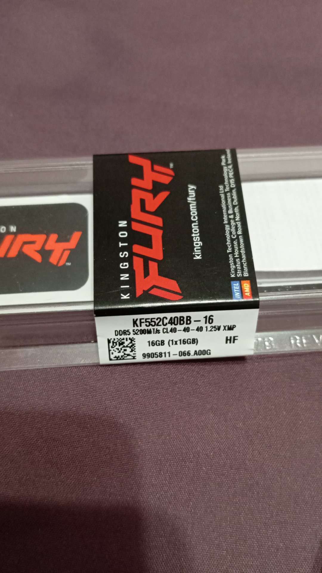 Kingston Fury DDR5-5200 16384 MB