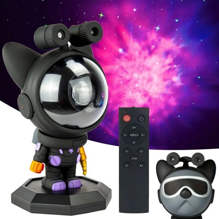Нічник проектор, ночник, зоряне небо Spase Dog Galaxy + пульт.