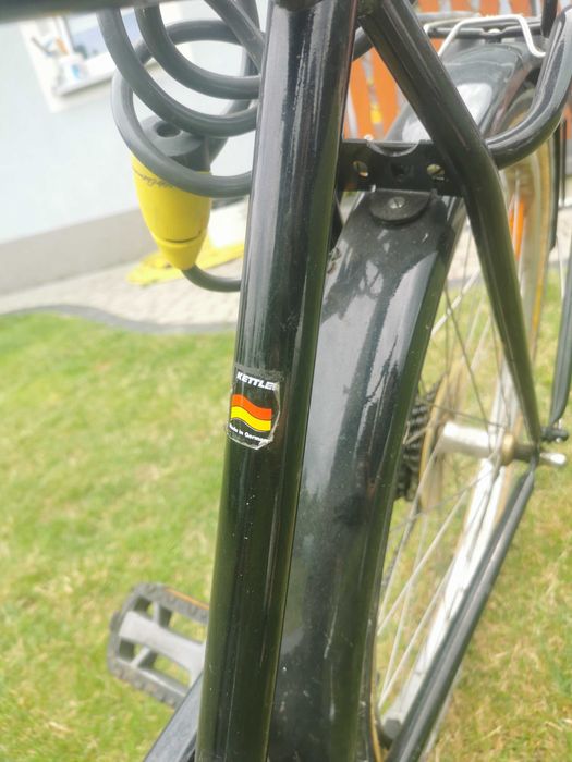 Rower Kettler City Cruiser Biegi Dzwonek Bagażnik Czarny