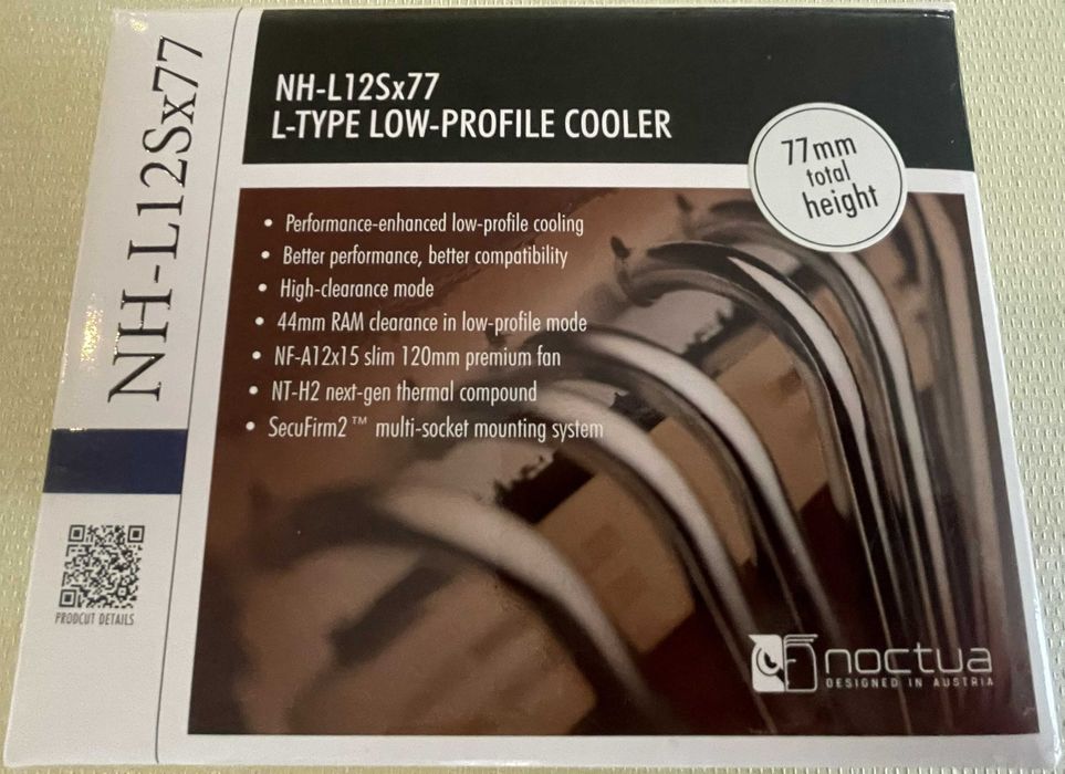 Cooler CPU Noctua NH-L12Sx77 Low-Profile+Ventoinha 120+Ventoinha 92