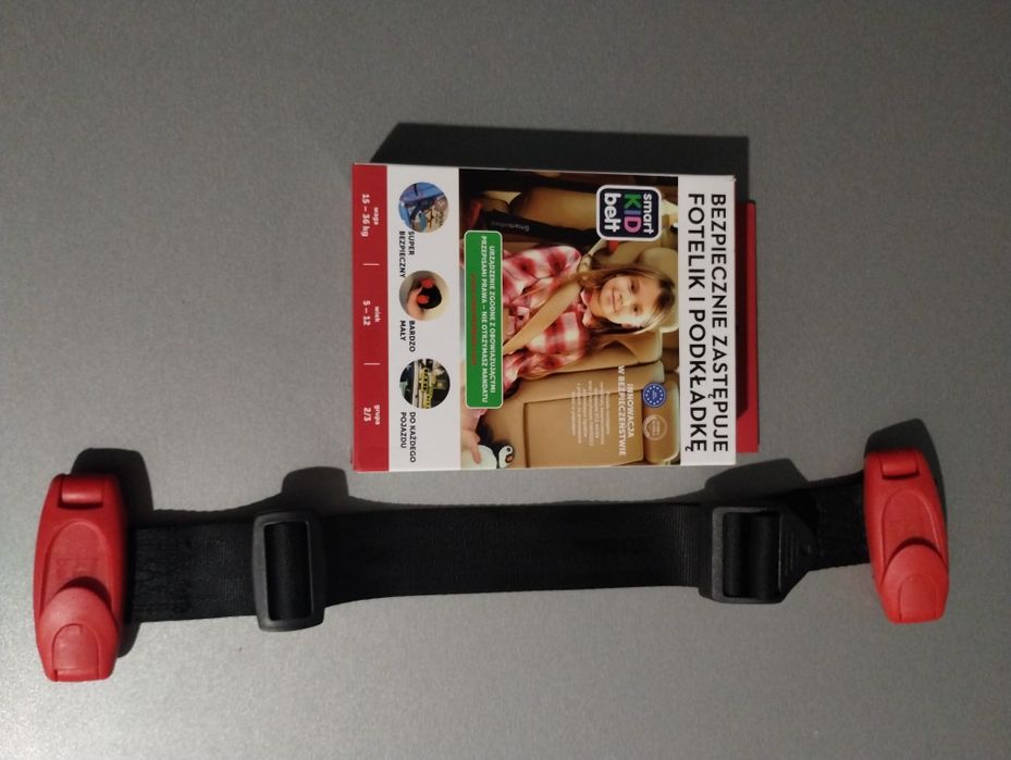 Smart Kid Belt pas samochodowy zastępuje fotelik i podkładkę