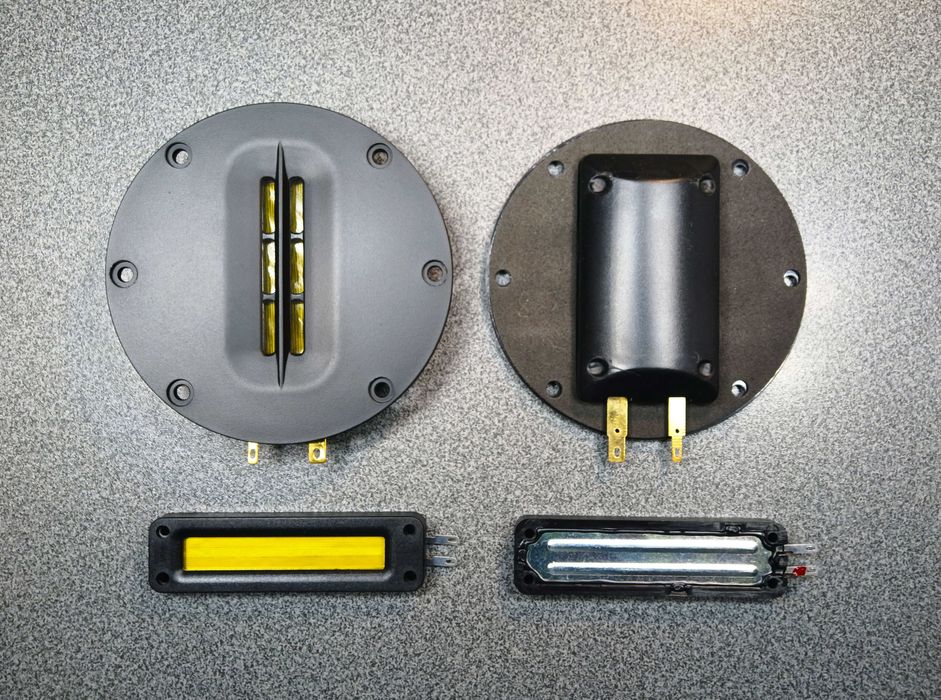 Динамики ВЧ твитеры 20-80Вт парами: ленточные Хейла шелковые купольные