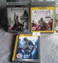 Assassins Creed 1, 2 i 3 Trzy gry na PS3