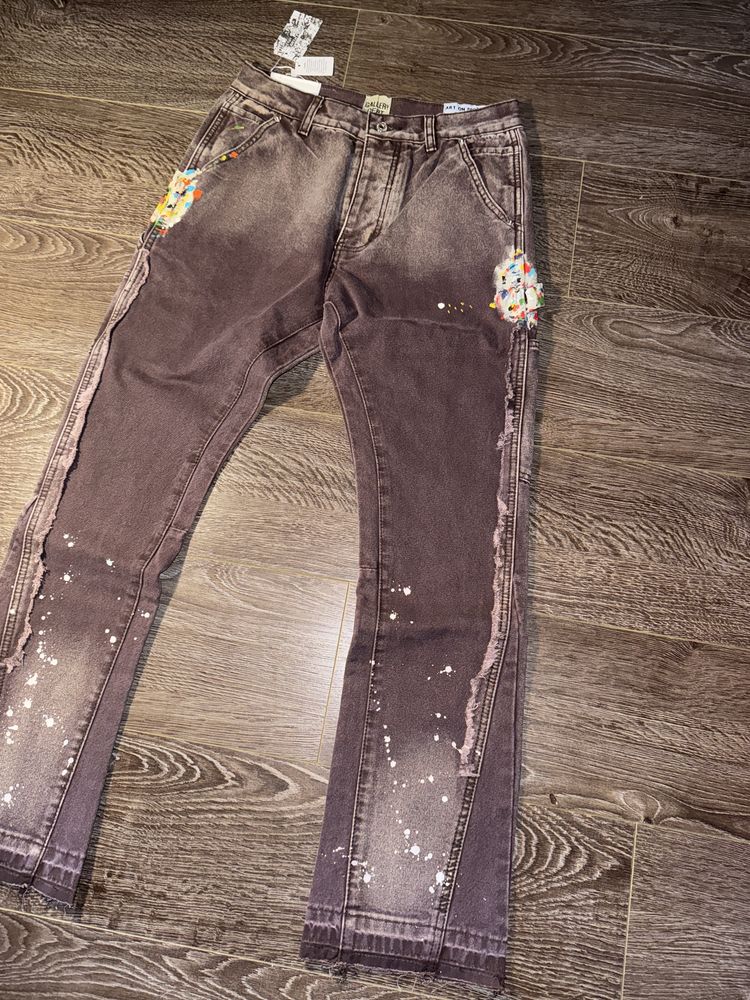 Джинсы gallery dept jeans Flared клёш галери депт opium vamp style
