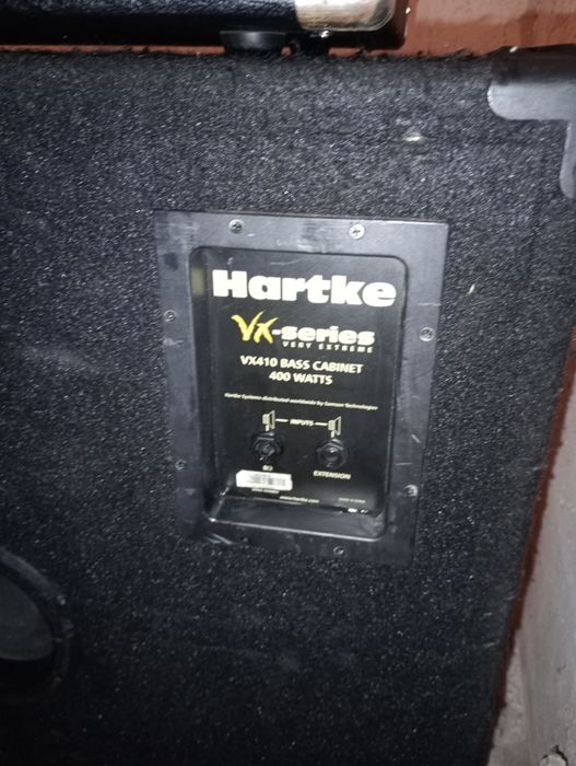 Hartke wzmacniacz 500 Watt Model HA 5500+kolumna basowa 400 Watt