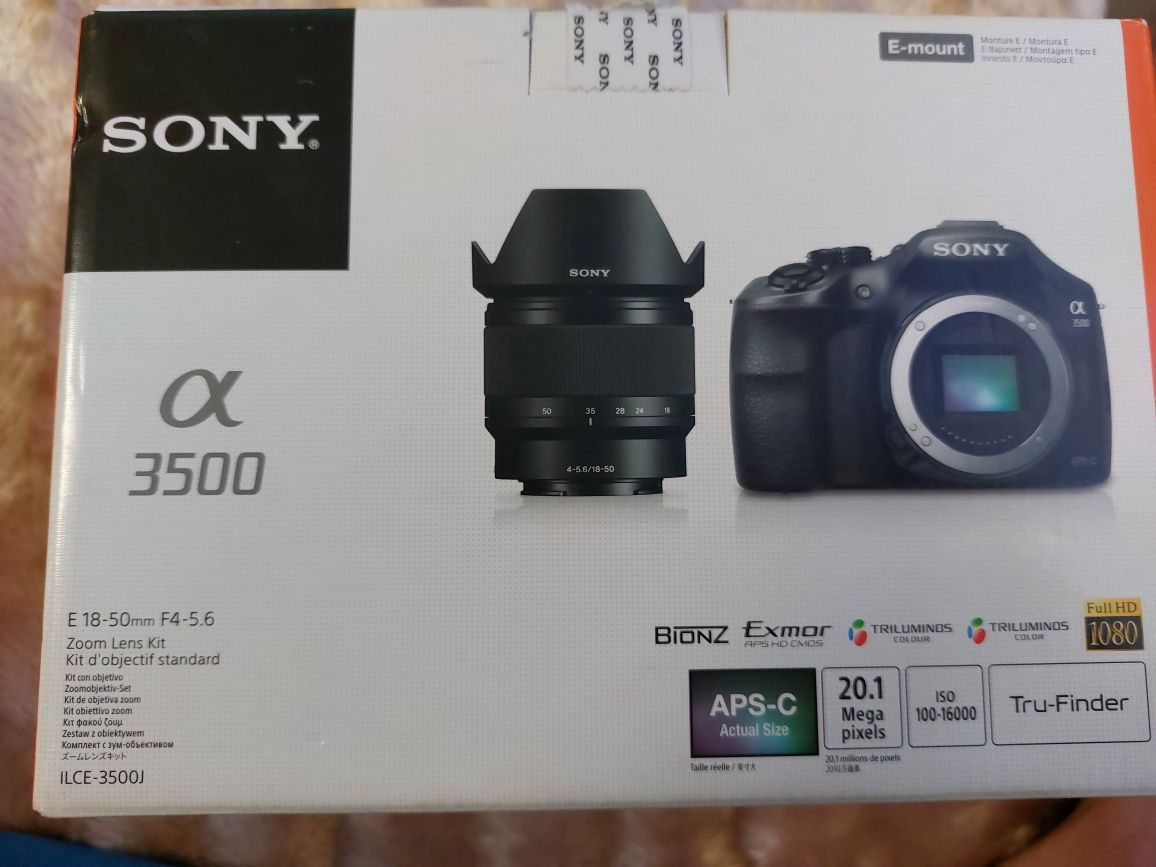 Фотоапарат Sony Alpha 3500 18-50mm Kit Black Офіційна