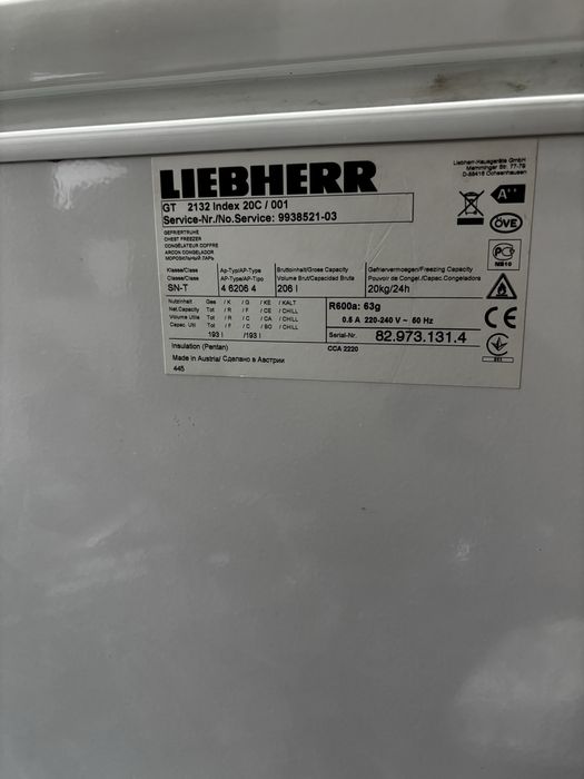 Zamrażarka Liebherr GT 2132 Comfort