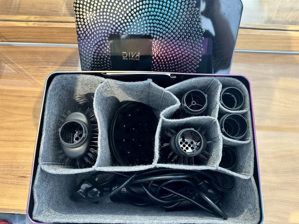 Profesjonalna suszarko-lokówka Diva Atmos Dry+ 2000W — jak nowa.
