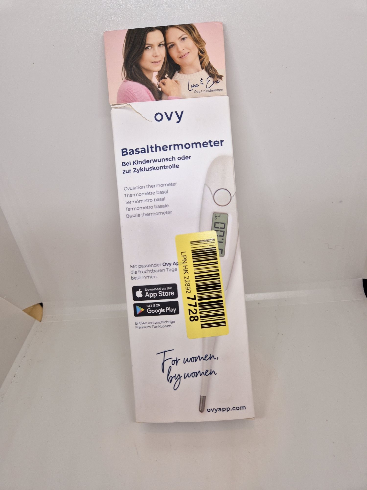 Ovy Termometr podstawowy do śledzenia owulacji + bezpłatna aplikacja (