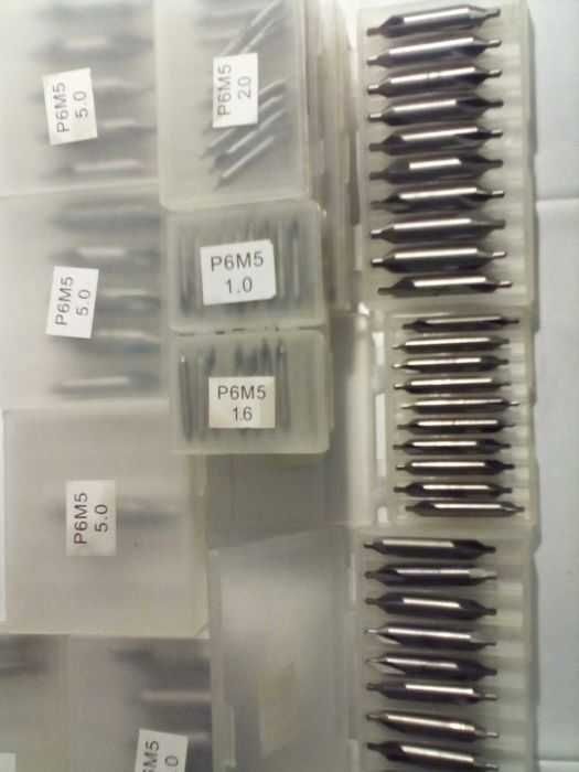 Сверла центровочные ( 1 - 6,3 mm ), сверло Р18Со cobalt, Р9, Р6М5