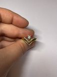 Золотое кольцо с бриллиантами 585 0,33ct