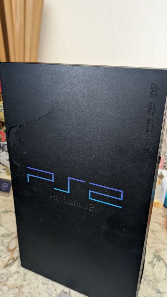PlayStation 2 fat + cabo alimentação