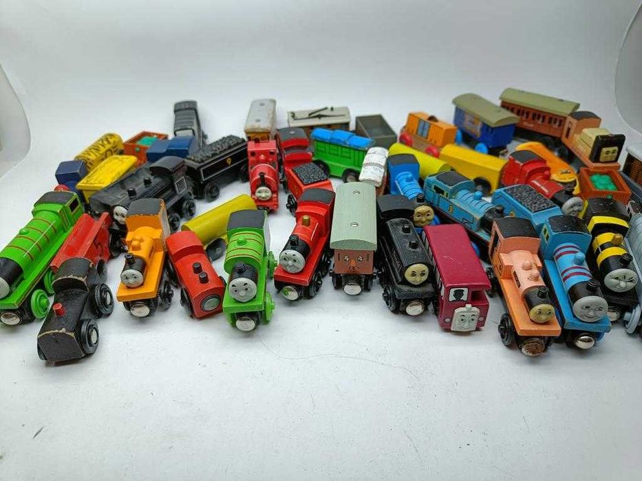 Drewniane Pociągi wagony parowozy Tomek i Przyjaciele na mages 159 zł