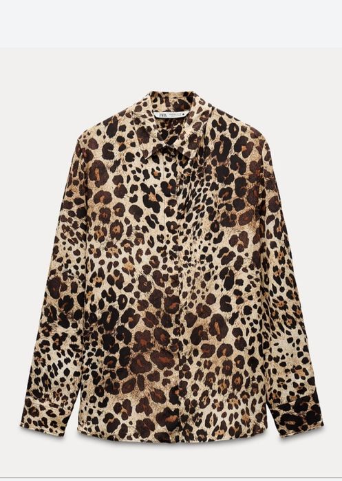 Блуза Zara у леопардовому принті