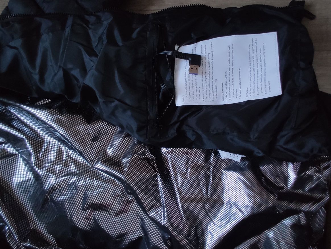 Kurtka podgrzewana USB nowa