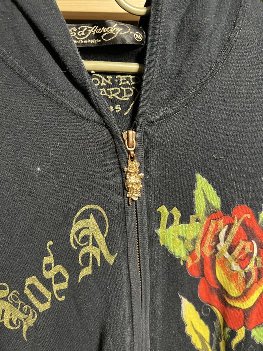 Вінтажна кофта зіпка Ed Hardy