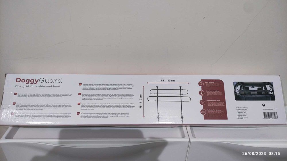 Grelha de separação para automóvel