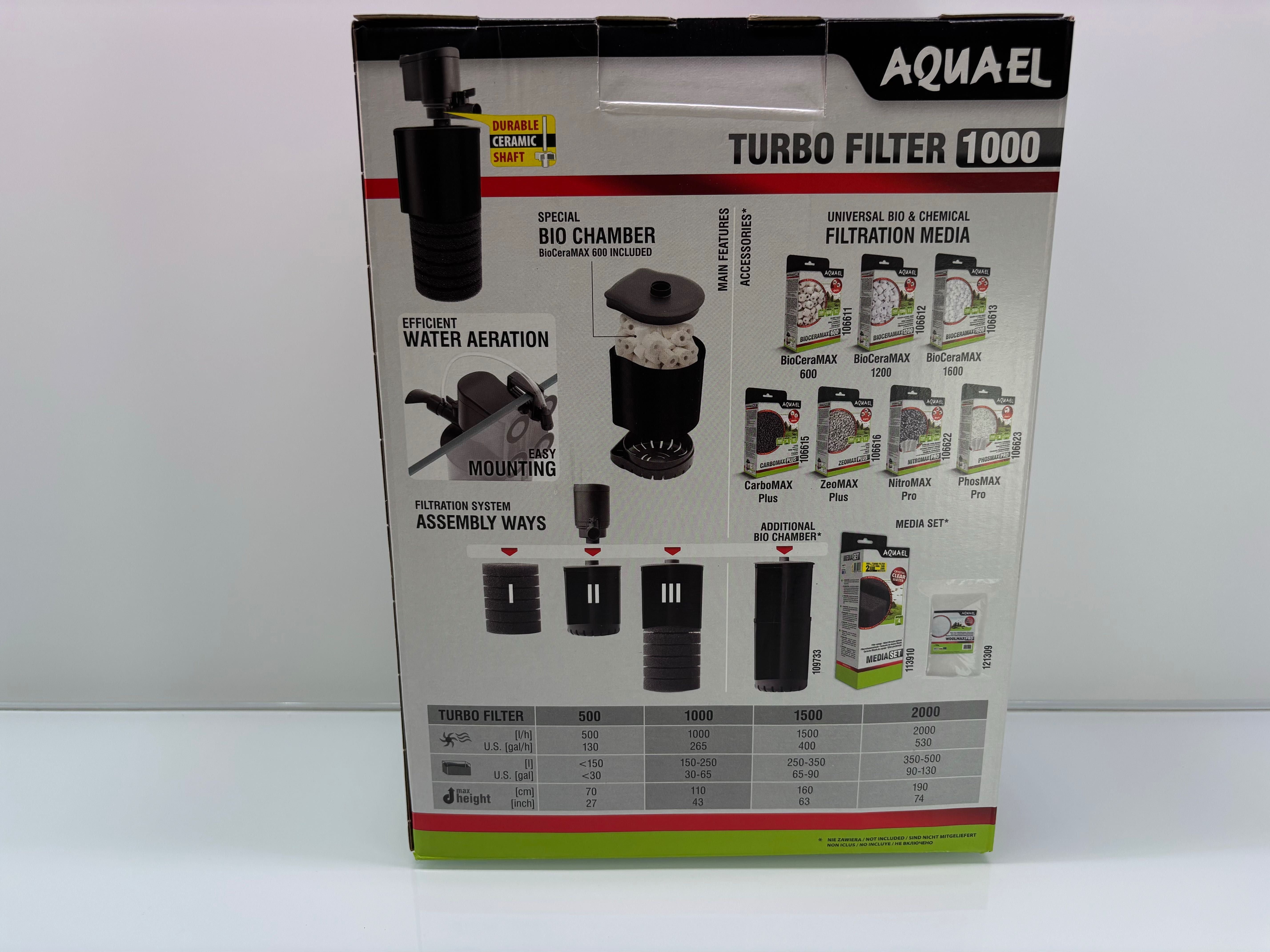 Filtr Aquael Turbo Filter 1000