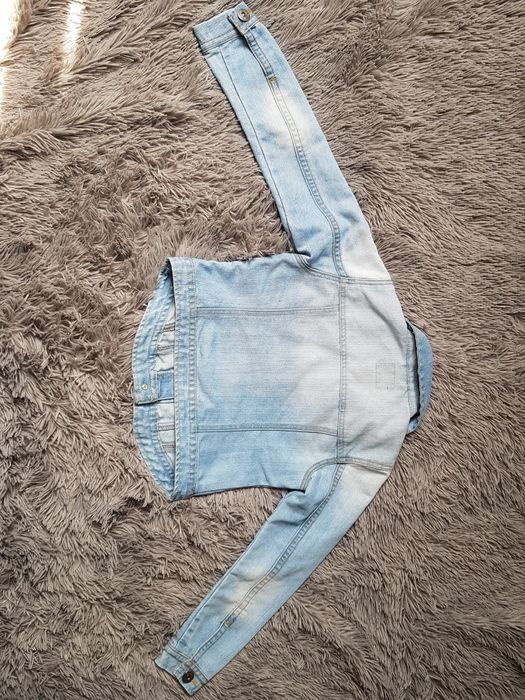 Kurtka jeansowa dla dziewczynki 140