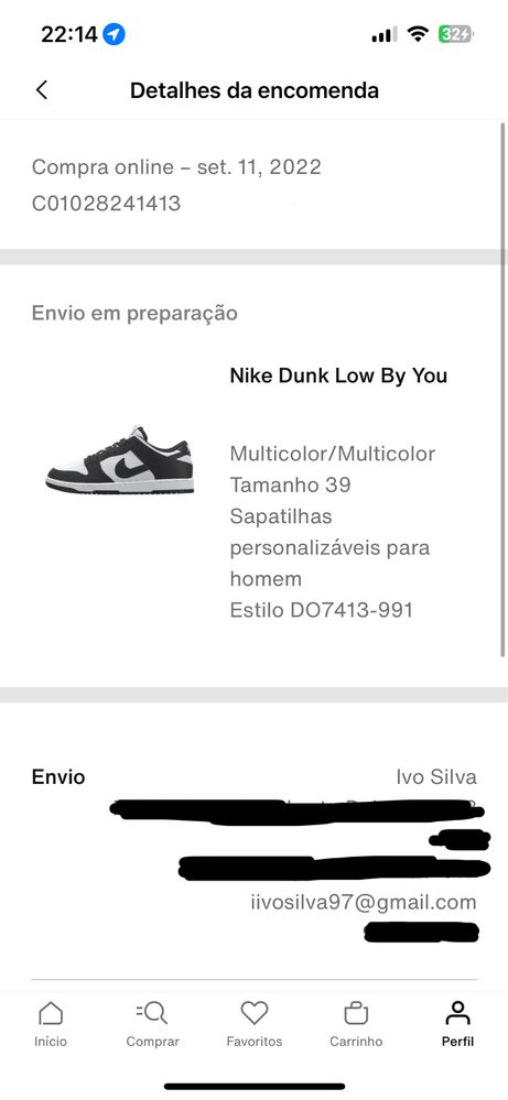 Nike Dunk Low - By You black-white