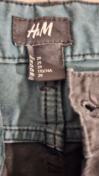 H&M Spodnie  męskie  S/M r. 29 na 170 cm