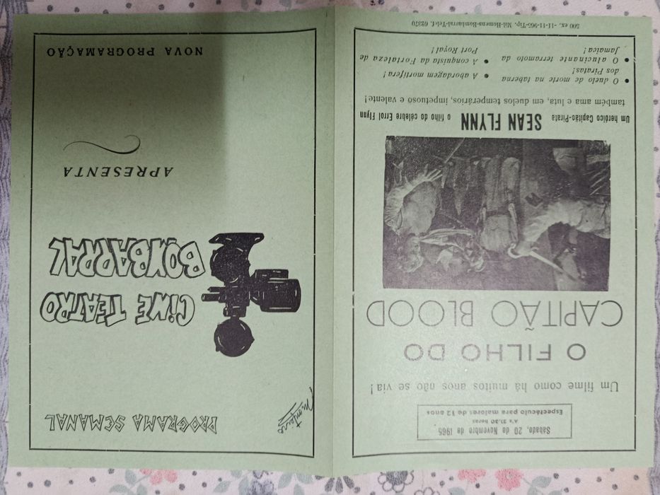 4 Panfletos/cartazes (Cine-Teatro Bombarral) anos 60