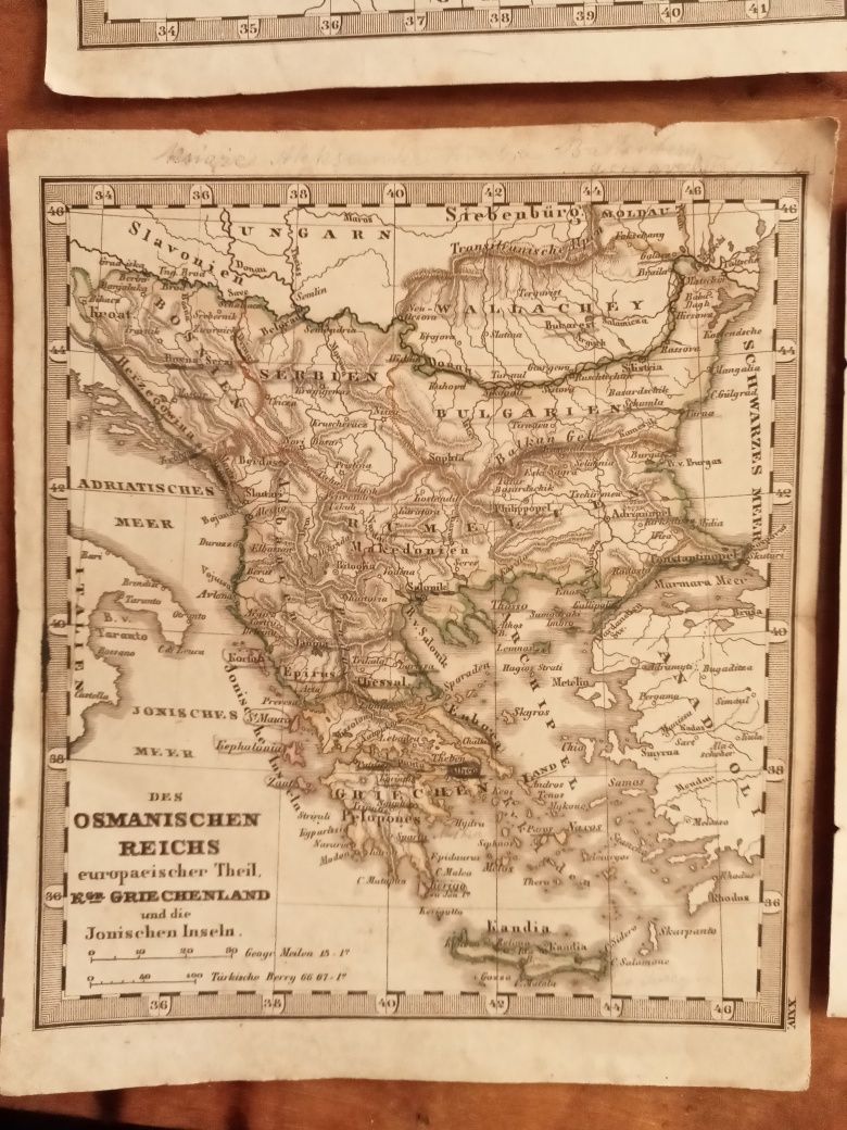 Mapa Mapki z okresu Księstwa Warszawskiego Królestwa Polskiego XIXw.