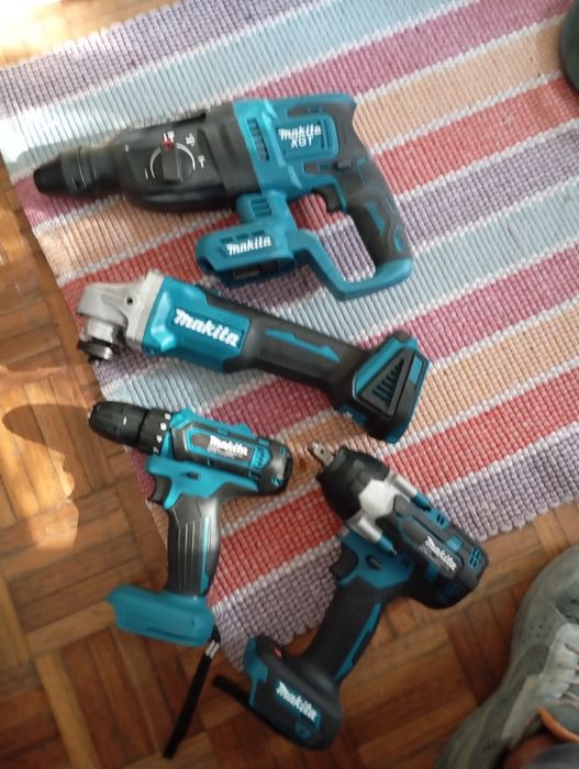 Kit ferramentas torna rebarbadora máquina de impacto e parafusadora