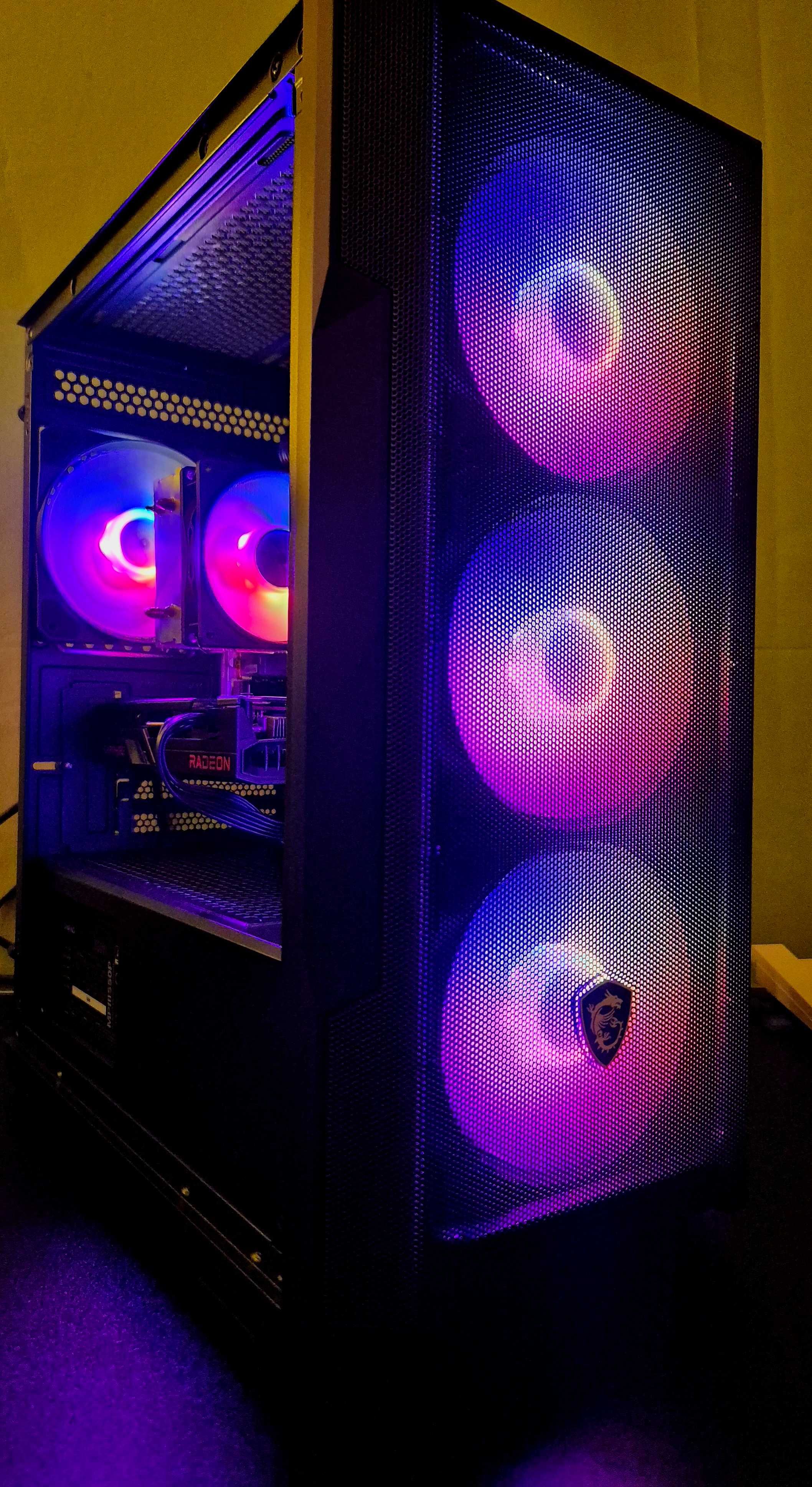 PC Gamer i5 1O400 4.3Ghz |16Gb DDR4| RX 6600 8GB  | NVME+HDD |ARGB