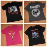 Футболки Ramones Nirvana Kiss Iron Maiden Def Leppard Joy Division ін