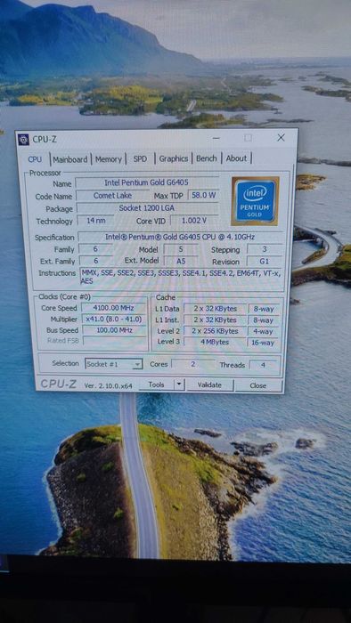 Процессор Pentium Gold G6405
