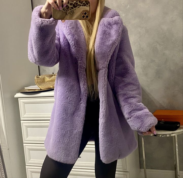 Шуба мех bershka