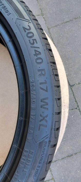 Opony letnie 2x BARUM BRAVURIS 5HM , 205/40R17 84W XL, 2021r