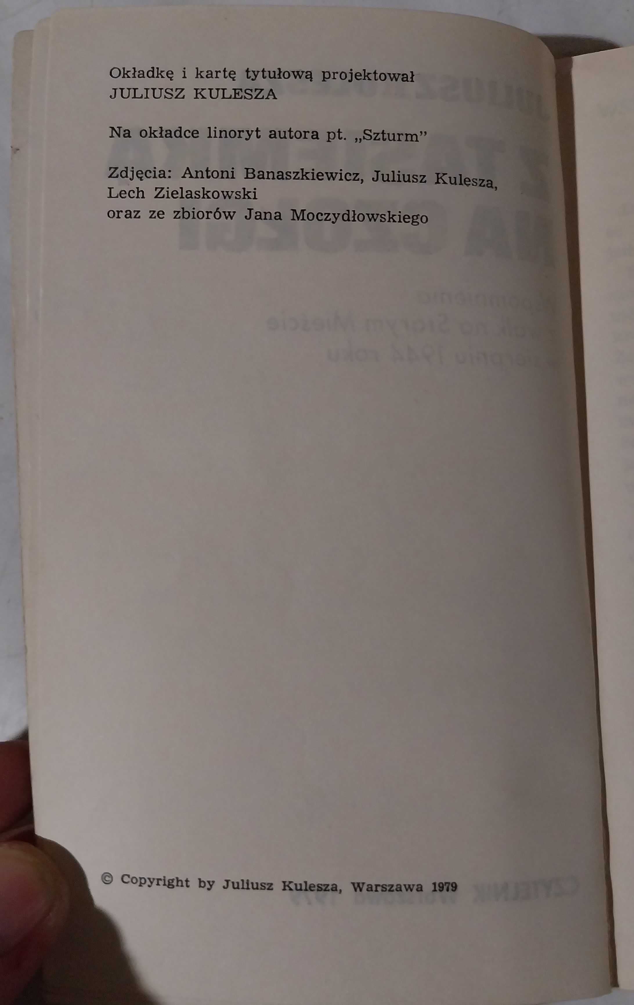Juliusz Kulesza - Z tasiemką na czołgi - z dedykacją Autora