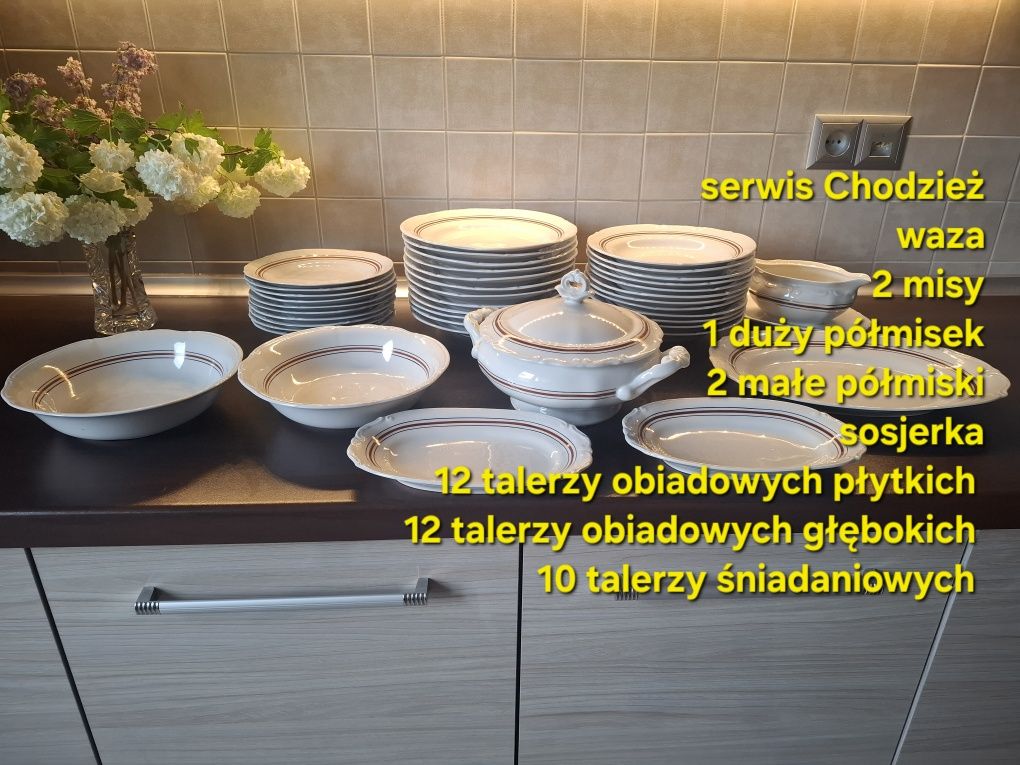 Chodzież serwis obiadowy
