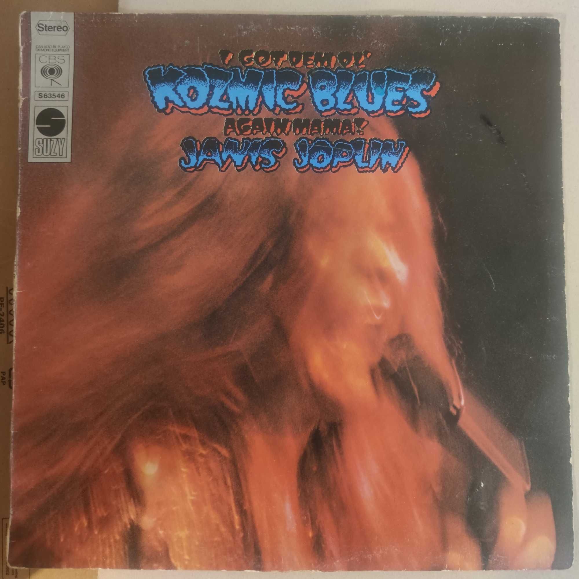 Janis Joplin - Kozmic Blues. LP. VG++. Jugosławia.