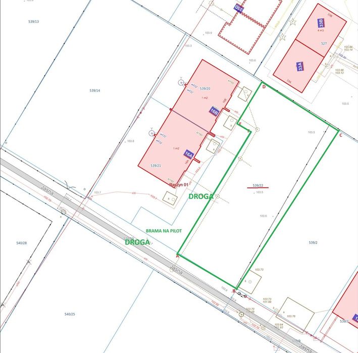 HOT Raszyn MPZP MEDIA PUM 1621 mn/u narożna 60% zabudowy DOMY USŁUGI